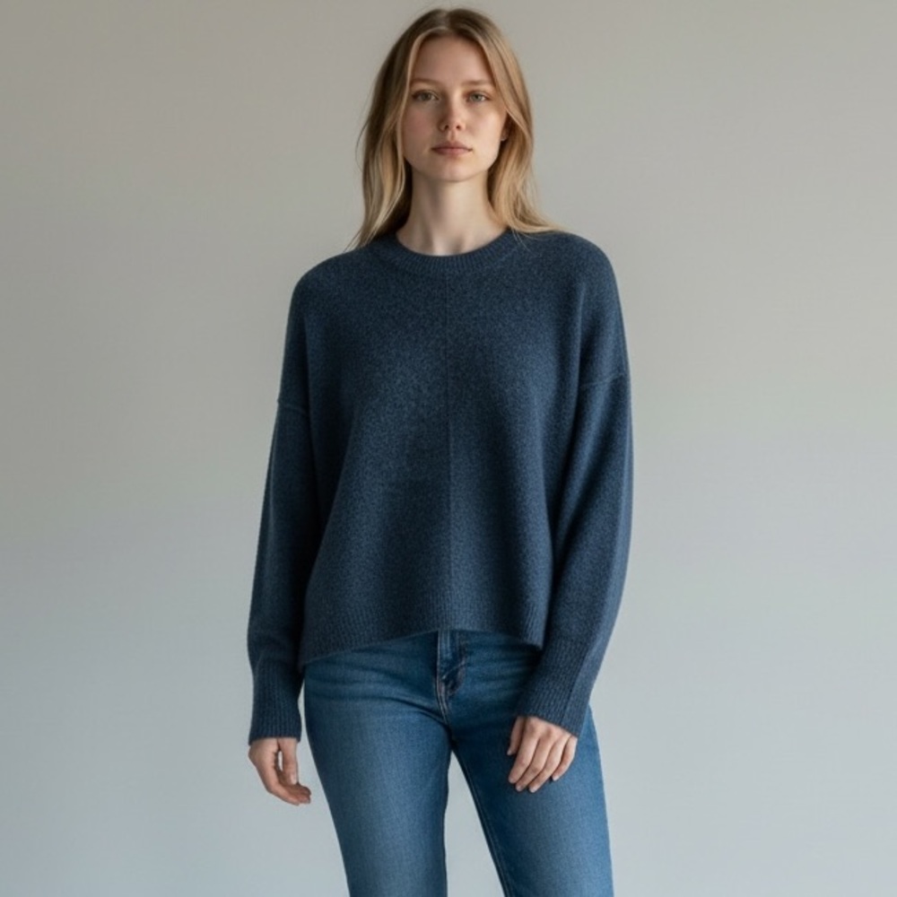 Vince Camuto Steel Blue Knit Sweater